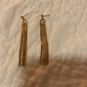 NWOT gold earrings.